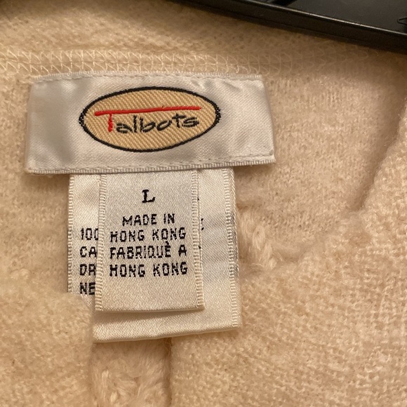 Talbots 100 percent wool sweater cardigan size L - Picture 11 of 12
